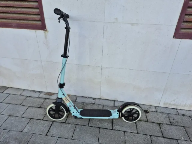 Patinete junior plegable verde agua