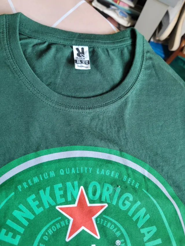 Camiseta Heineken Verde Talla L/XL