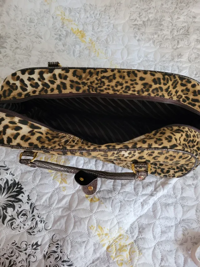 Bolso con estampado de leopardo