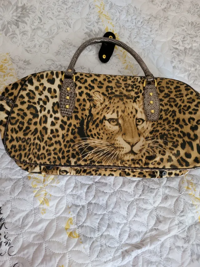 Bolso con estampado de leopardo