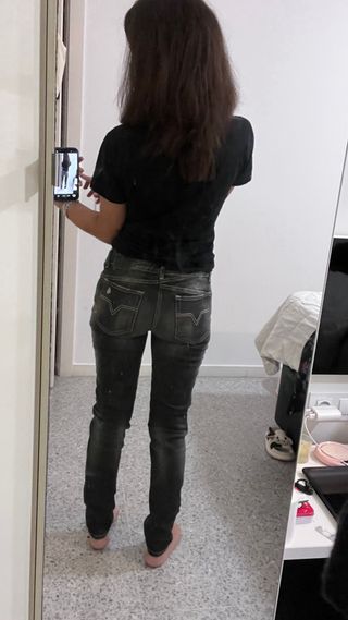 Pantalón tejano Volcom gris Talla 36