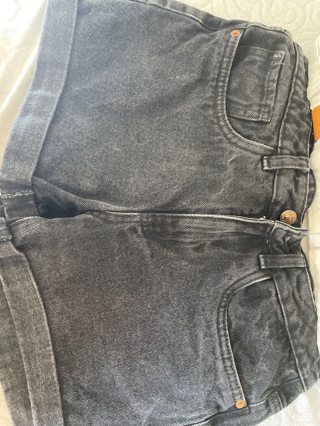 Shorts vaqueros negros