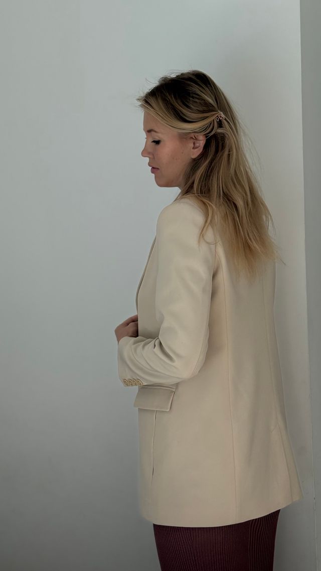 Chaqueta LOVE REPUBLIC Beige/Negra Talla 44