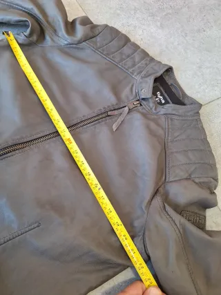 Chaqueta de piel Tigha estilo vintage talla L