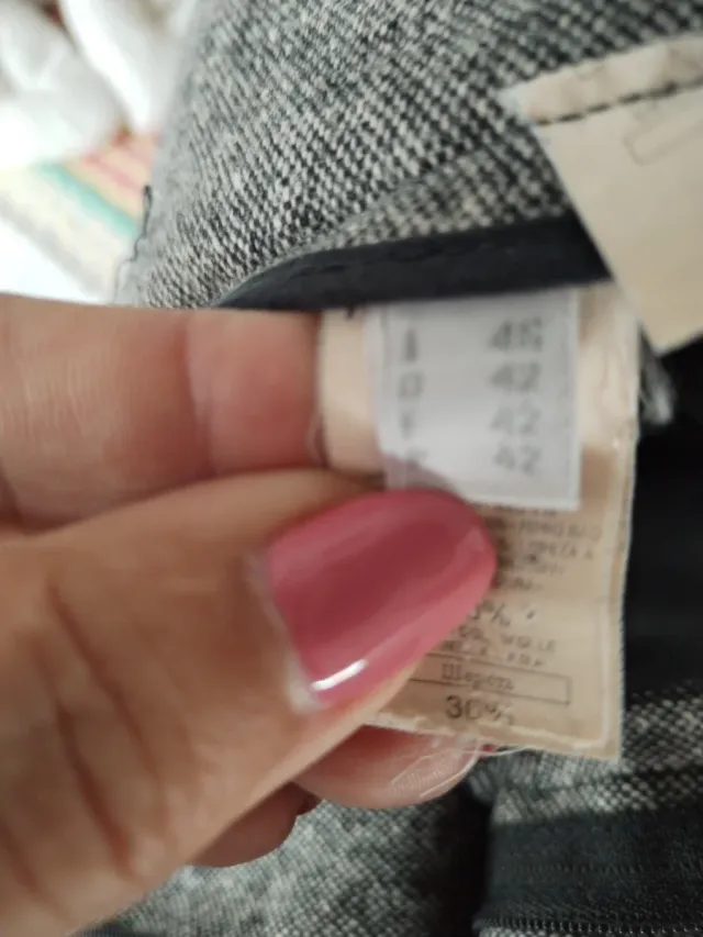 Calças clássicas Tintoreto cinzentas