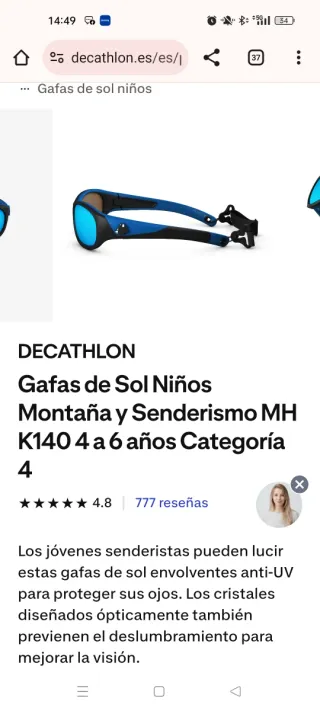 Gafas de sol infantiles Quechua
