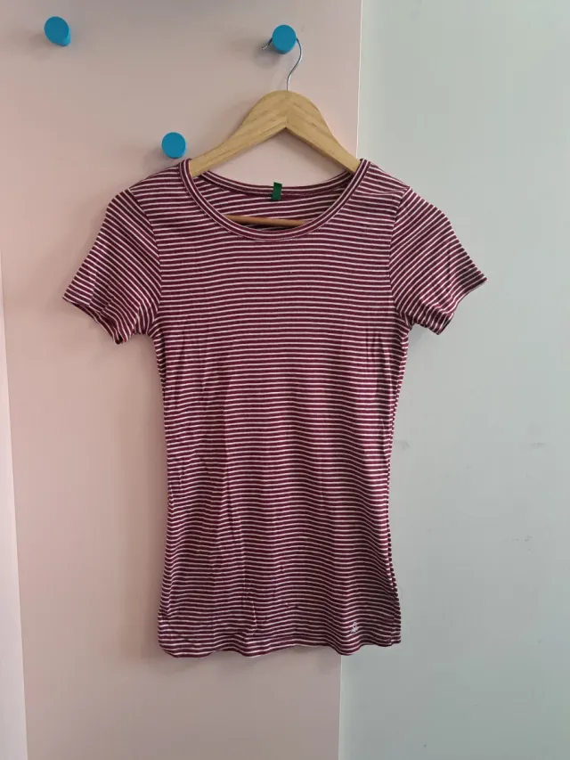 Camiseta United Colors of Benetton Rayas Talla XS