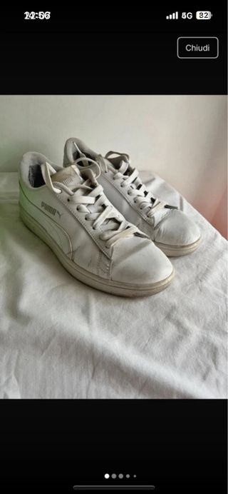 3 paia di scarpe Puma 41 Tata 39 Bikkembergs 42