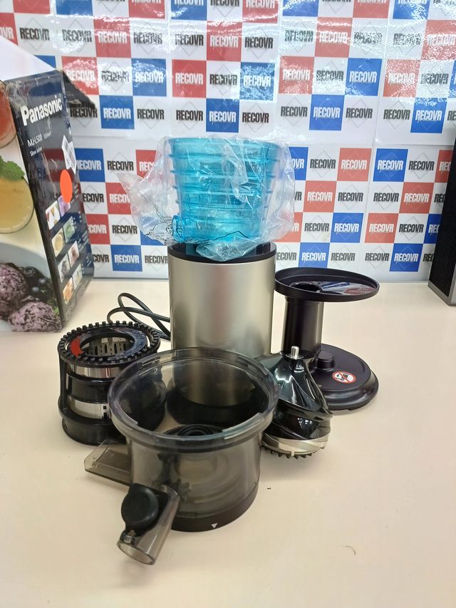 ✅ Panasonic MJ-L500 Exprimidor de velocidade lenta, 150 W, 1,3 litros