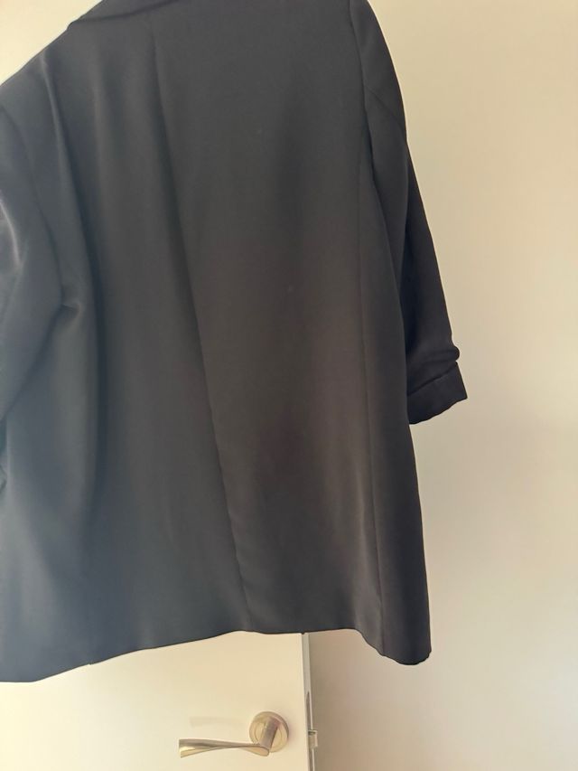 Blazer Zara Negro Mujer