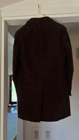 Massimo Rebecchi Cappotto Velluto Marrone