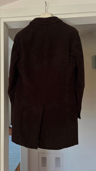 Massimo Rebecchi Cappotto Velluto Marrone