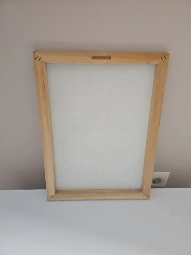 Cuadro Salle de Bain madera