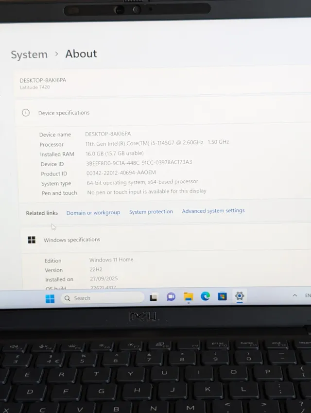 Portátil Dell Latitud 7420