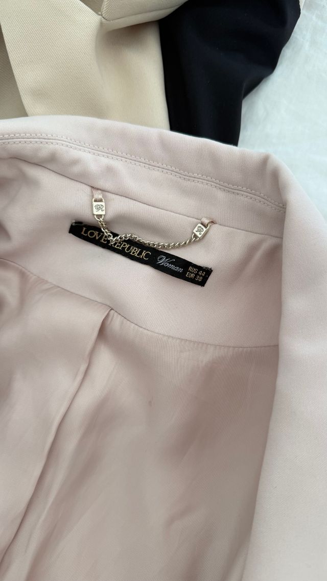 Blazer Beige/Rosa Mujer Talla M