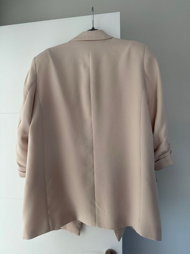 Blazer Zara Beige Mujer Talla XL