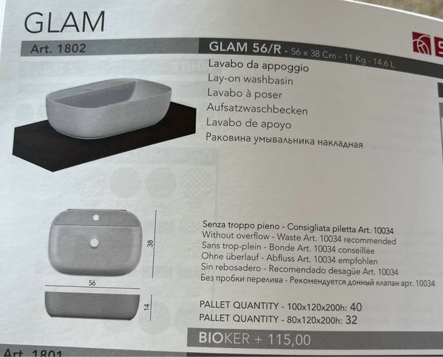 Conjunto baño diseño azul Scarabeo