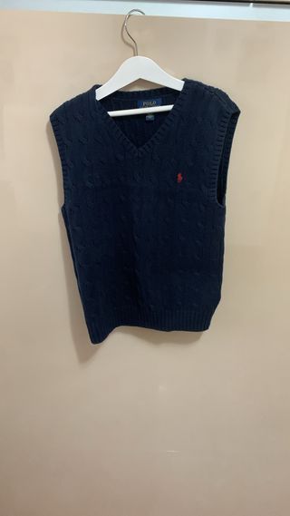 Chaleco Polo Ralph Lauren niño azul talla 7