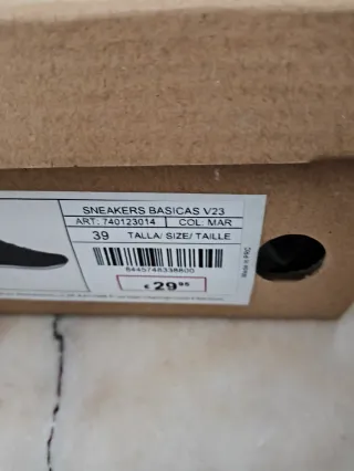 Zapatillas deportivas azul marino