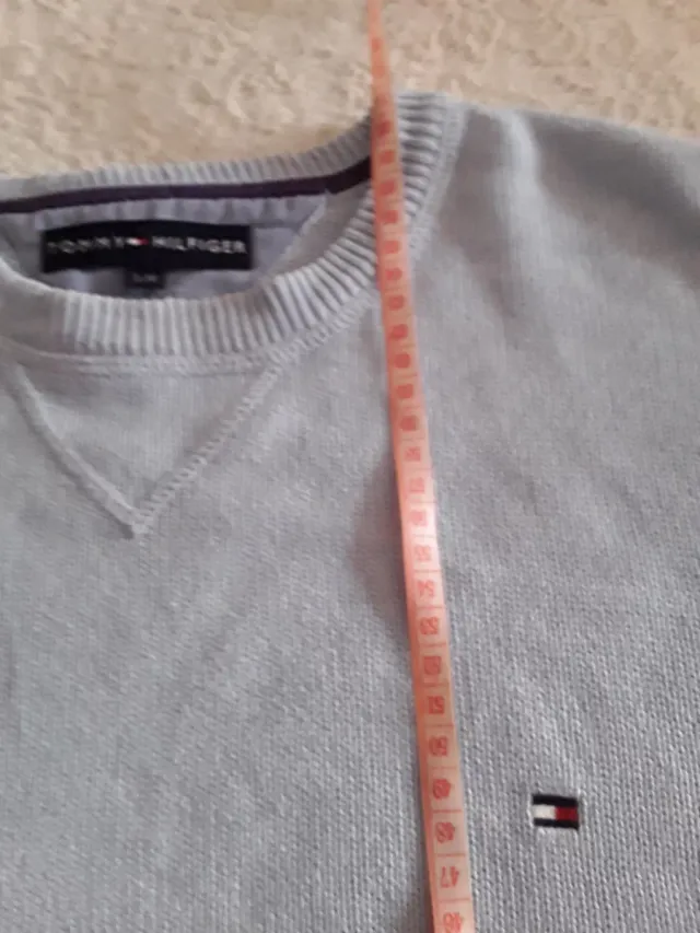 Jersey Tommy Hilfiger algodón azul claro