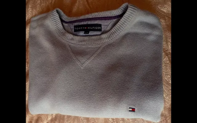 Jersey Tommy Hilfiger algodón azul claro