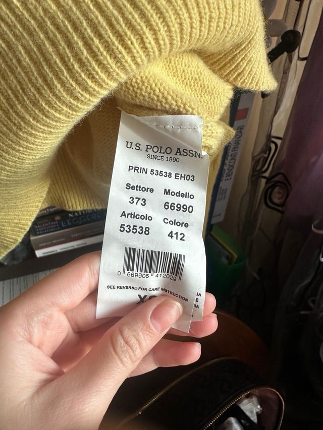 Maglione donna giallo