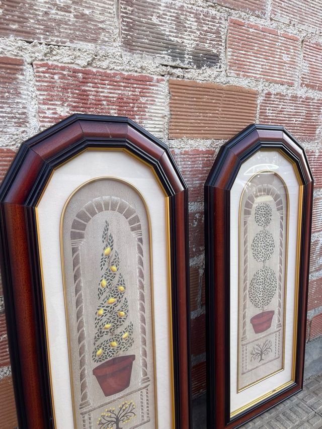 Conjunto de 2 cuadros decorativos