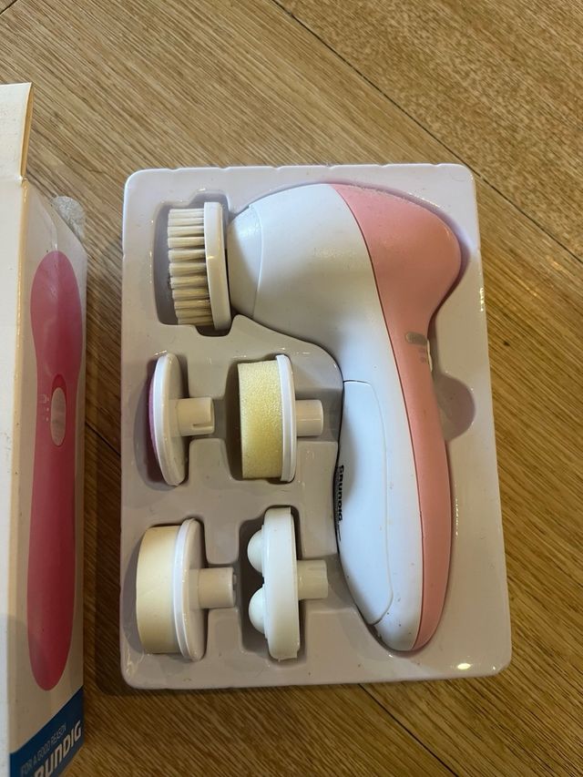 Limpiador Facial Grundig Rosa y Blanco