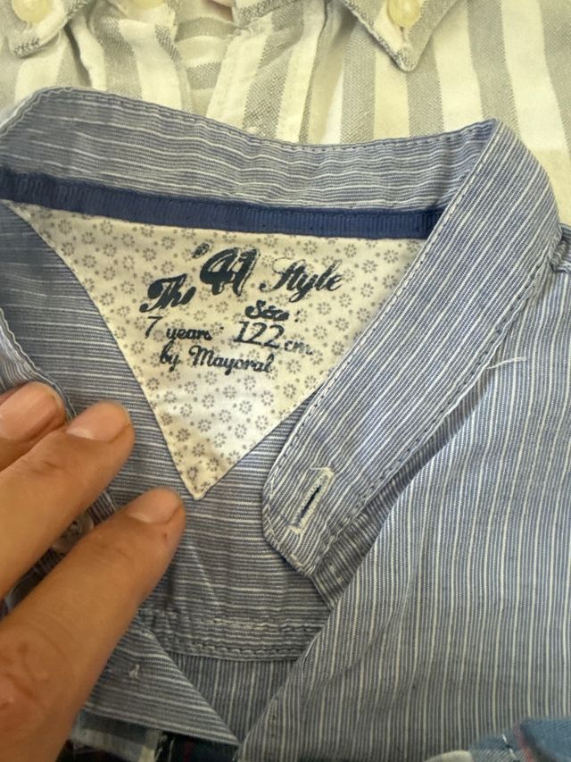 Lote 4 Camisas Niño 7-8 Años