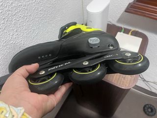 Patines en línea MITICAL negros y amarillos