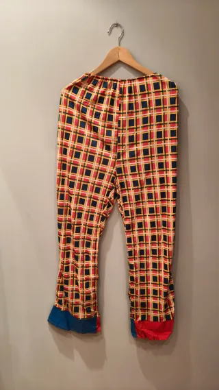 Disfraz payaso multicolor talla única