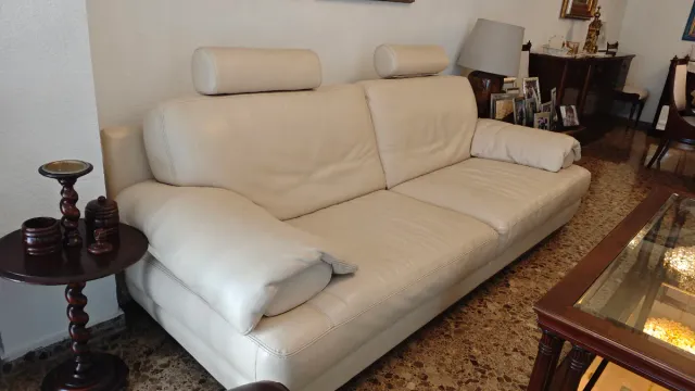 Sofá Natuzzi Piel Beige