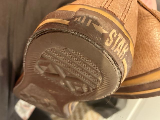 Zapatillas botas Converse All Star Marrón Talla 48