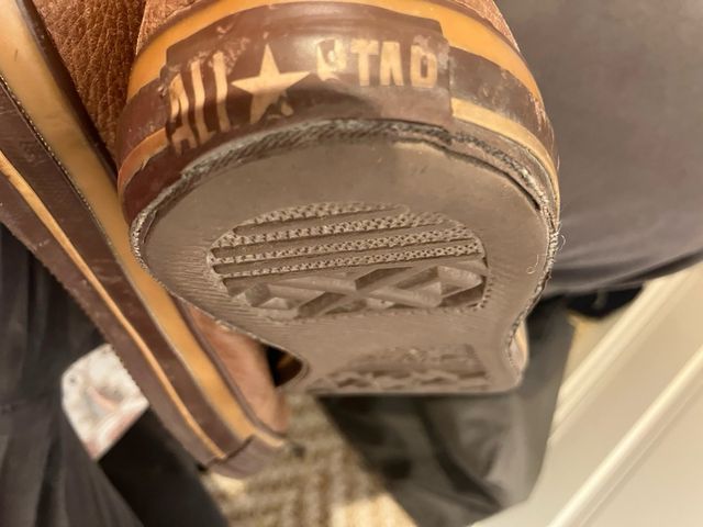 Zapatillas botas Converse All Star Marrón Talla 48