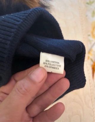 Berretto invernale donnacon pon pon pelliccia vera