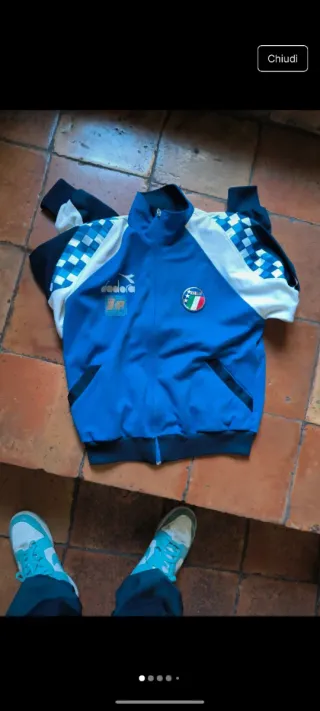 Giacca Diadora Italia Mondiali '90 L