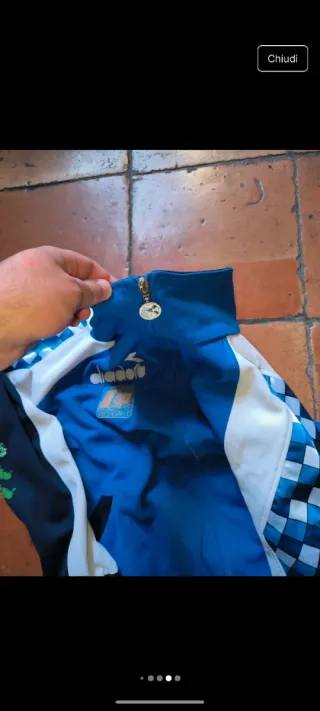 Giacca Diadora Italia Mondiali '90 L