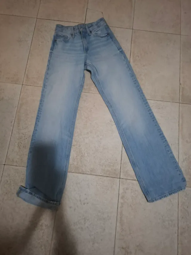 Vaqueros Zara Azul Claro