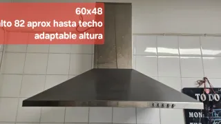 Campana extractora 60x48cm adaptable