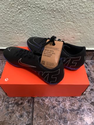 Zapatillas Nike Vapor 15 Club FG/MG Negras