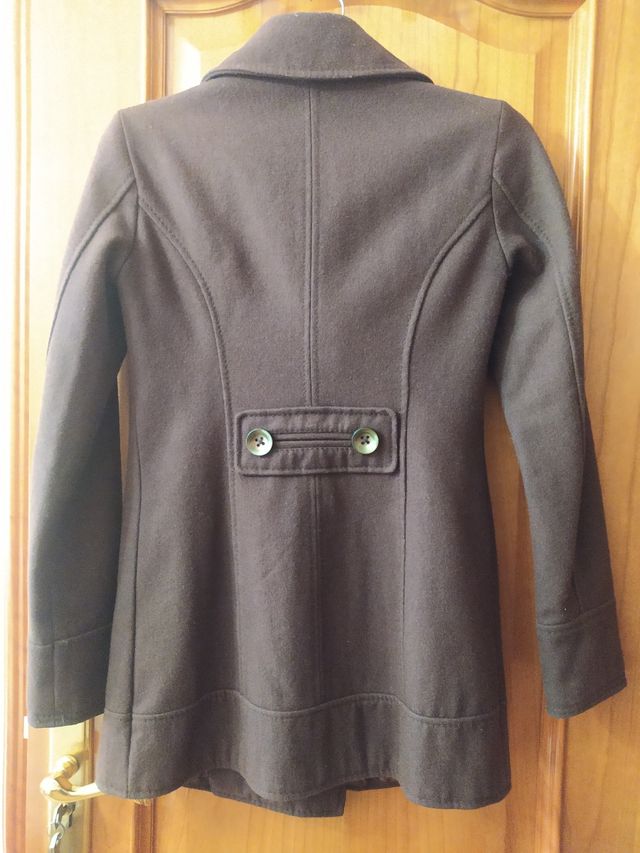 Chaquetón paño marrón