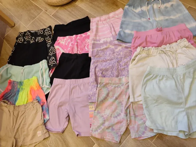 Lote de 17 shorts/leggins niña.