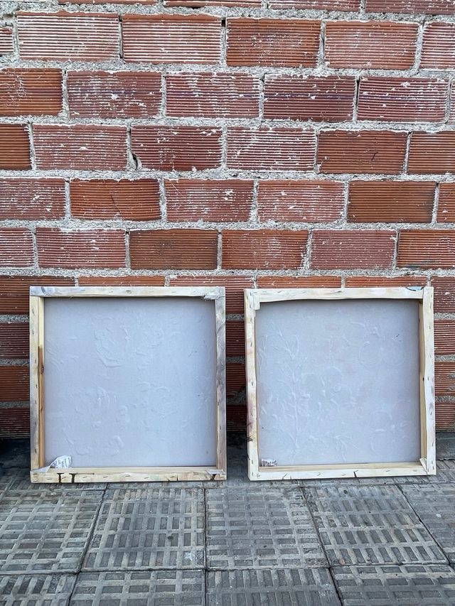 Conjunto cuadros flores nuevos