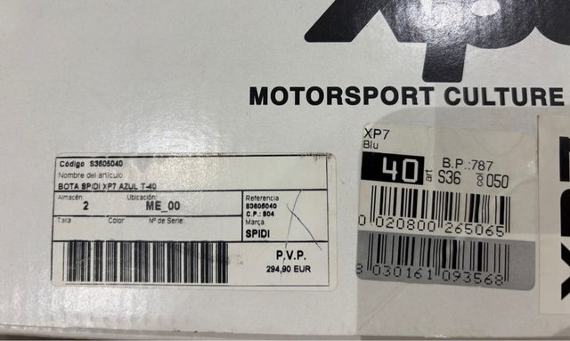Botas de Moto XPD Azules