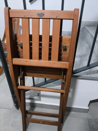 Set Tavolo e Sedie Legno da Esterno