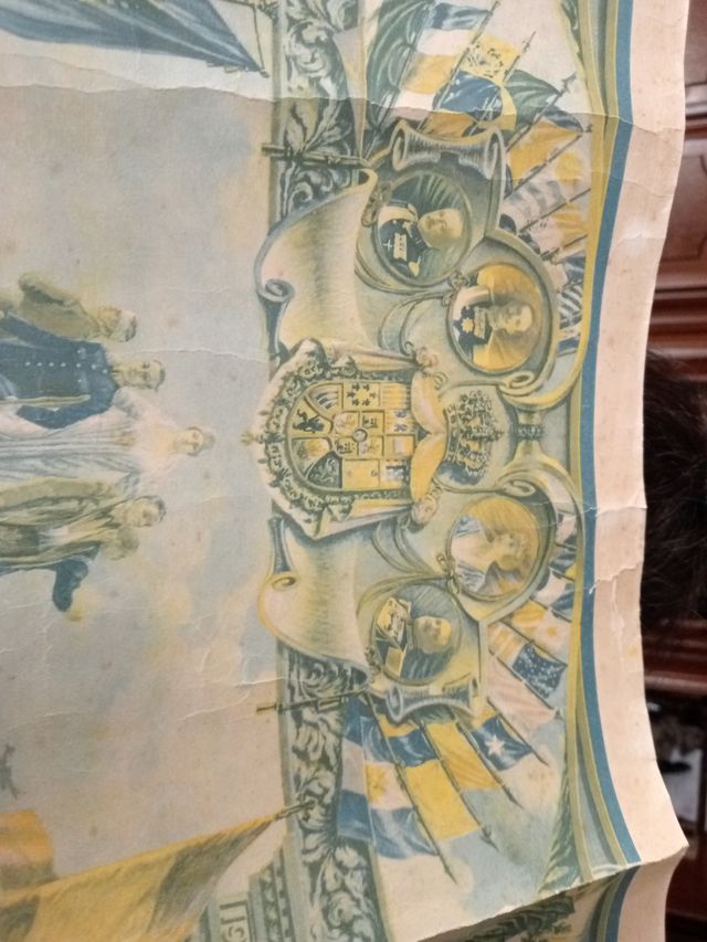 Diploma militar original 1921 España África