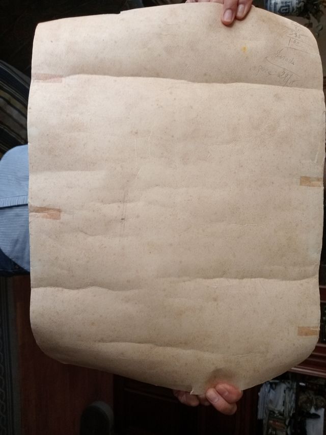 Diploma militar original 1921 España África