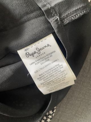 Vestido Pepe Jeans negro y blanco