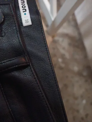 Pantalón de cuero NOON negro