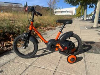 Bicicleta infantil 14 Btwin naranja